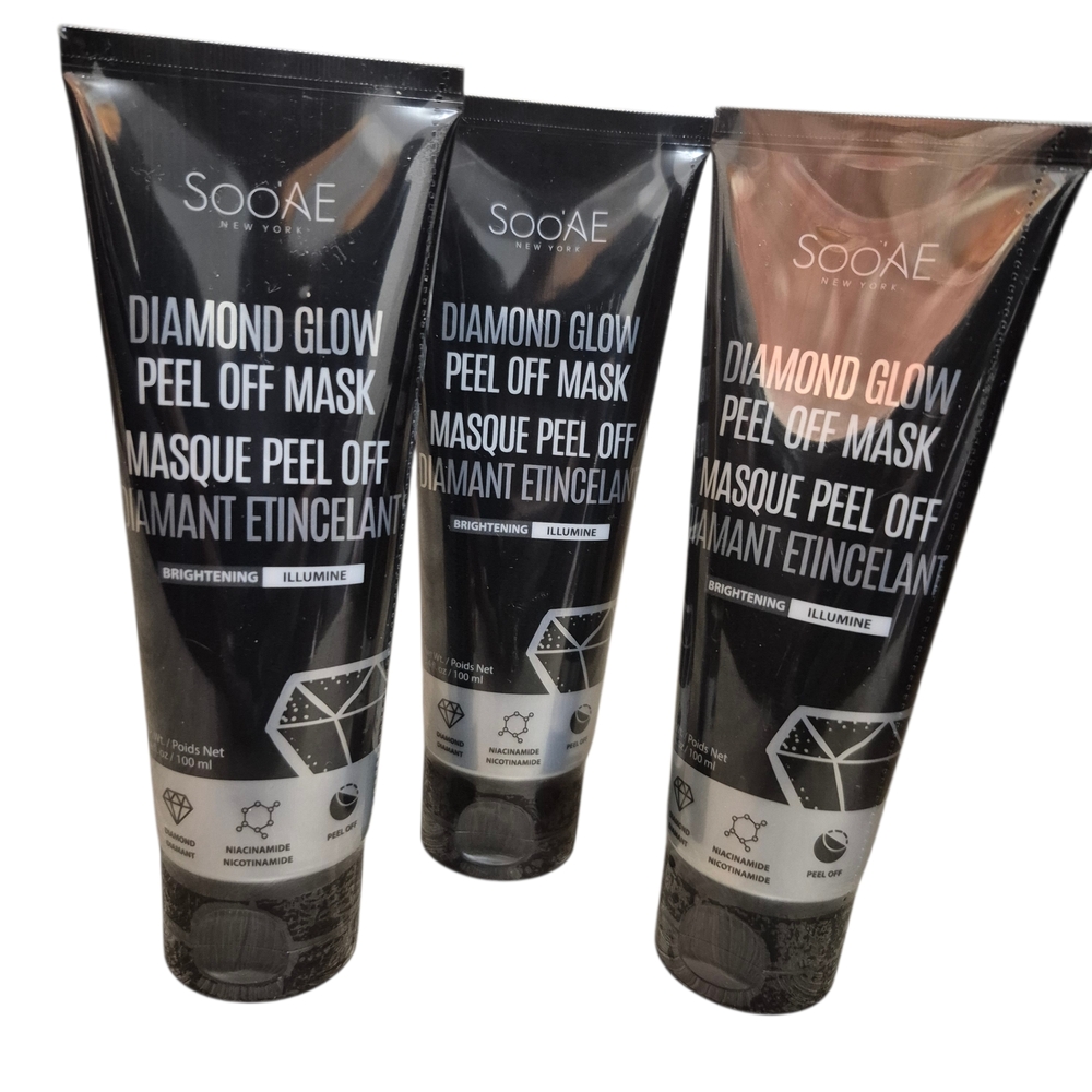Diamond Glow Peel Off Mask - Black